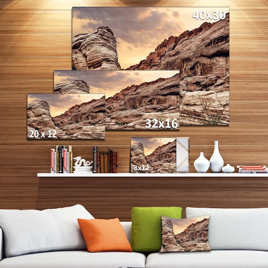 Designart - Scenic Red Rock Canyon in Nevada